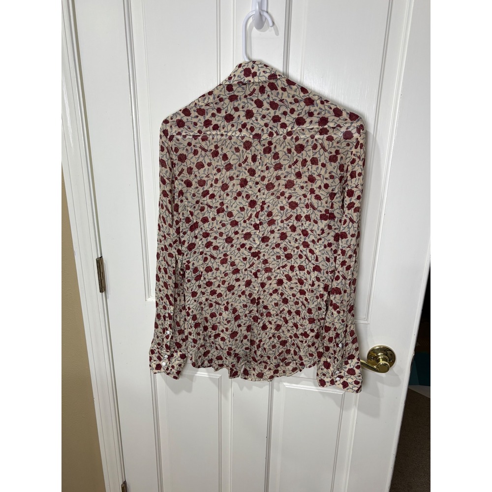 Rag & Bone Farren floral button-up M - Picture 3 of 6